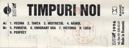 Timpuri Noi - Unplugged În Concert , (Casetă Audio) [1]