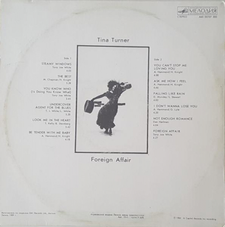 Tina Turner - Foreign Affair, (Disc Vinil) [1]