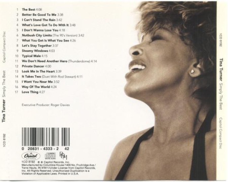 Tina Turner - Simply The Best [1]