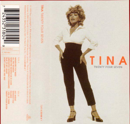 Casete audio - Tina Turner - Twenty Four Seven