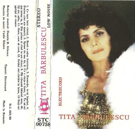 Tita Bărbulescu - Ieftinește, Doamne, Băutura, (Casetă Audio) [1]