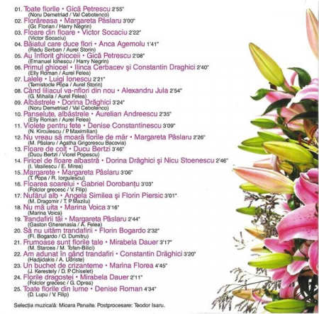 Toate Florile Din Lume, (CD) [1]