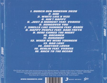 Tokio Hotel – 2001 (CD) [1]