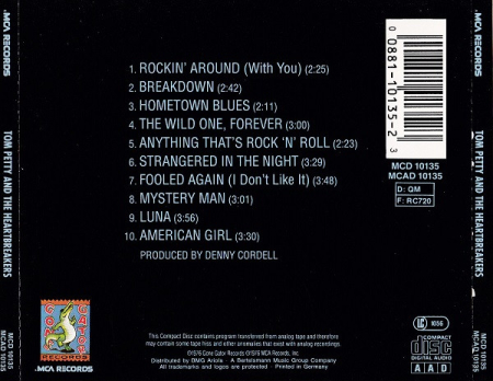 Tom Petty And The Heartbreakers – Tom Petty And The Heartbreakers (CD) [1]