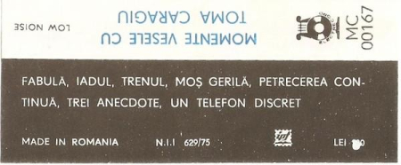 Toma Caragiu - Momente Vesele Cu Toma Caragiu (Caseta Audio) [1]