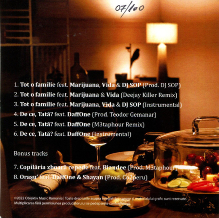 Tonik Obiektiv – Tot O Familie (CD) [1]