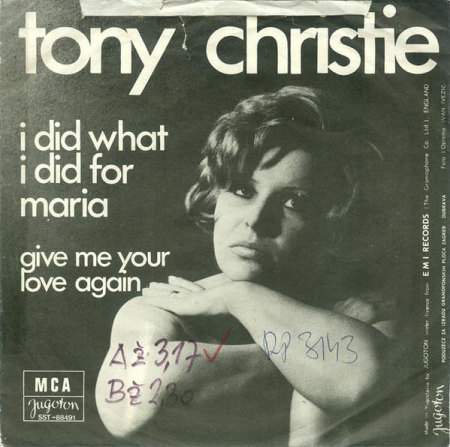 Tony Christie - I Did What I Did For Maria (7 Inch), (Disc Vinil) [1]