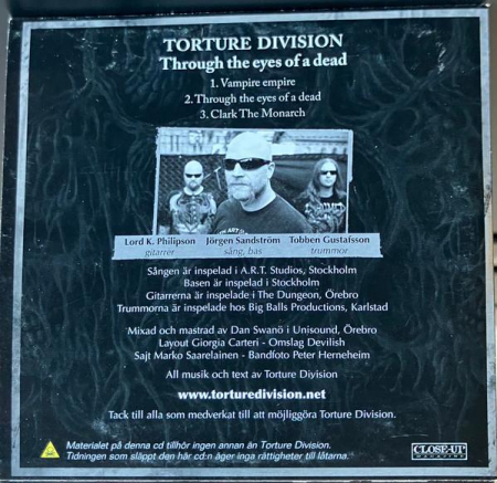 Torture Division - Through The Eyes Of A Dead, (CD) [1]