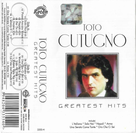 Casete audio - Toto Cutugno - Greatest Hits