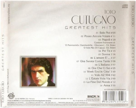 Toto Cutugno - Greatest Hits (CD) [1]