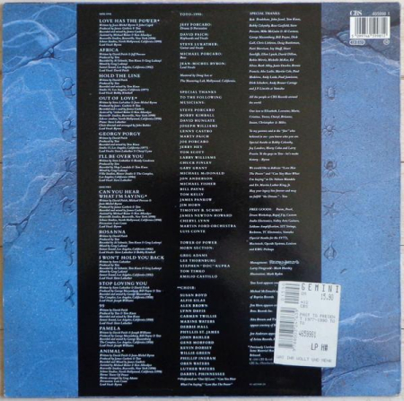 Toto - Past To Present 1977 - 1990 [1]