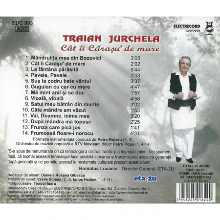 Traian Jurchela – Cât Îi Cărașu' De Mare (CD), (CD) [1]