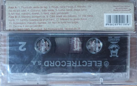 Traian Jurchela - De N-ar Fi Dor Pe Pământ (Cântări Bătrâne Din Banat) (Caseta Audio) [1]