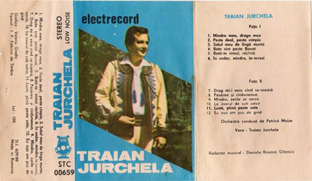 Traian Jurchela - Mîndra Mea, Draga Mea	 (Caseta Audio) [1]