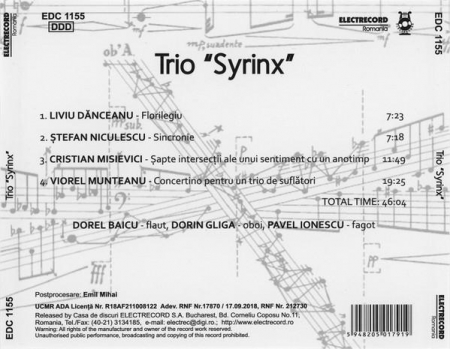 Trio Syrinx - Trio Syrinx, (CD) [1]