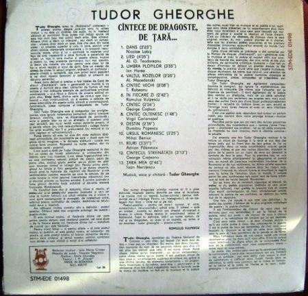 Tudor Gheorghe - Cîntece De Dragoste, De Țară... [1]