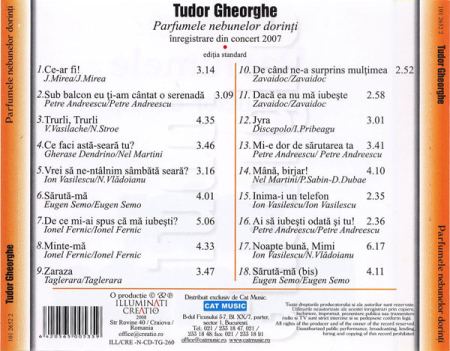 Tudor Gheorghe – Parfumele Nebunelor Dorinți (CD) [1]