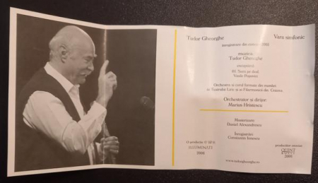 Tudor Gheorghe - Vara Simfonic, (Casetă Audio) [1]
