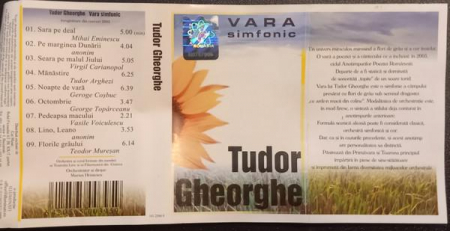 Tudor Gheorghe - Vara Simfonic, (Casetă Audio) [0]