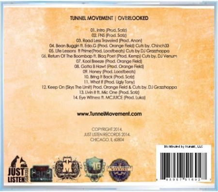 Tunnel Movement - Overlooked (CD) [1]