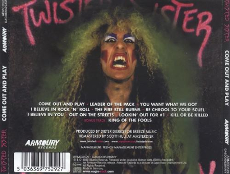 Twisted Sister - Come Out And Play (CD) [1]