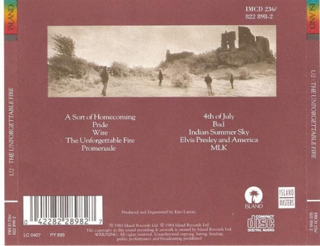 U2 - The Unforgettable Fire (CD) [1]