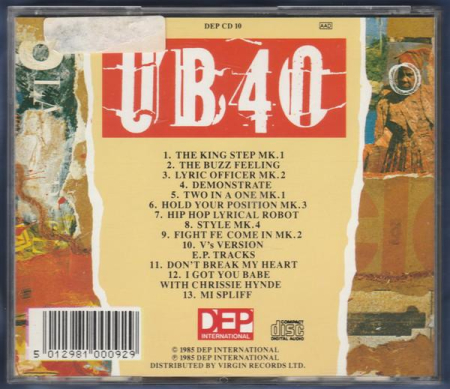 UB40 - Baggariddim (CD) [1]