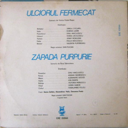 Ulciorul Fermecat / Zăpada Purpurie, (Disc Vinil) [1]