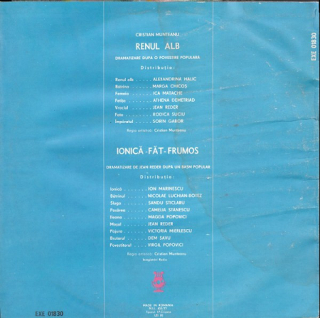 Renul Alb / Ionică Făt-Frumos, (Disc Vinil) [1]