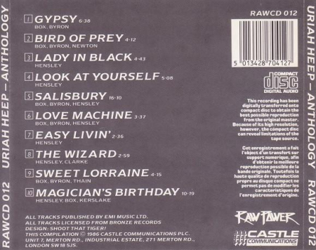 Uriah Heep - Anthology (CD) [1]