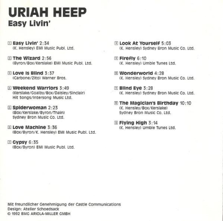 Uriah Heep - Easy Livin' [1]