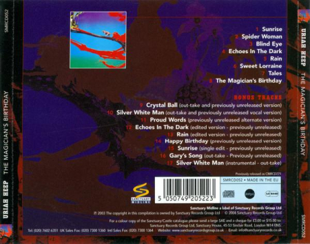 Uriah Heep - The Magician's Birthday, (CD) [1]