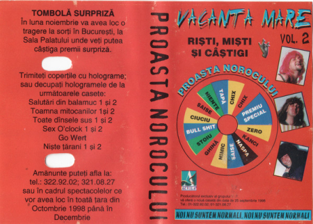 Noutăți - Vacanța Mare Vacanța Mare  Read More  – Proasta Norocului vol. 2 (CASETA)