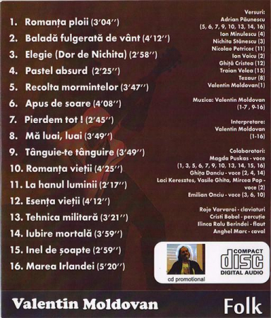 Valentin Moldovan - Folk, (CD) [1]