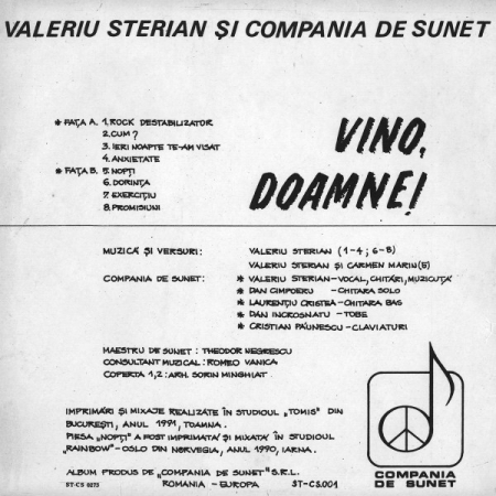 Valeriu Sterian - Vino, Doamne!, (Disc Vinil) [1]