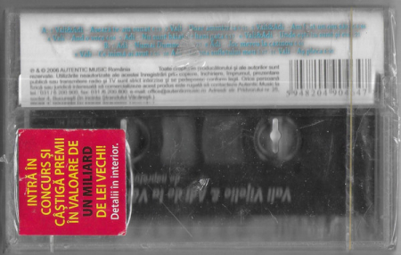 Vali Vijelie - De Nepretuit , (Casetă Audio) [1]