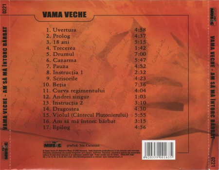 Vama Veche - Am Să Mă Întorc Bărbat , (CD) [1]