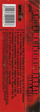 Vama Veche - Am Să Mă Întorc Bărbat (Casetă Audio) [1]
