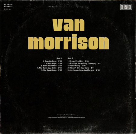 Van Morrison - Van Morrison, (Disc Vinil) [1]