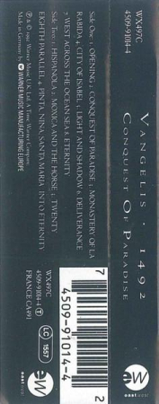 Vangelis - 1492 - Conquest Of Paradise (Music From The Original Soundtrack) (Caseta Audio) [1]