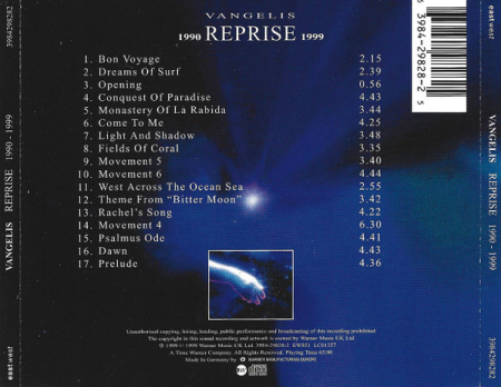 Vangelis - Reprise 1990-1999 (CD) [1]