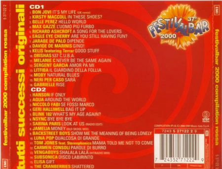 Various – 37° Festivalbar 2000 - Compilation Rossa (CD) [1]