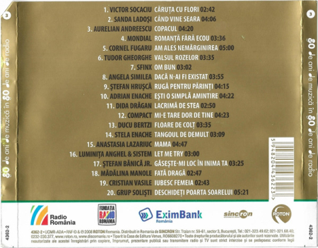 Various – 80 de Ani de Muzică în 80 de Ani de Radio Vol.3 (CD) [1]