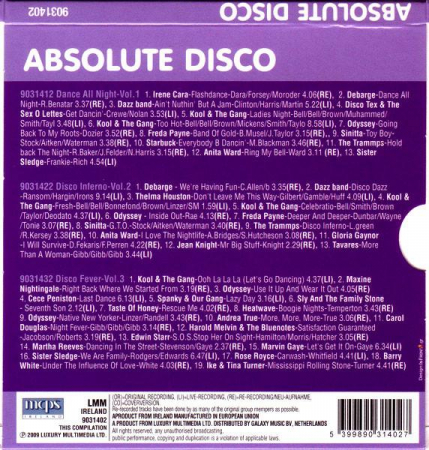 Various - Absolute Disco, (CD) [1]