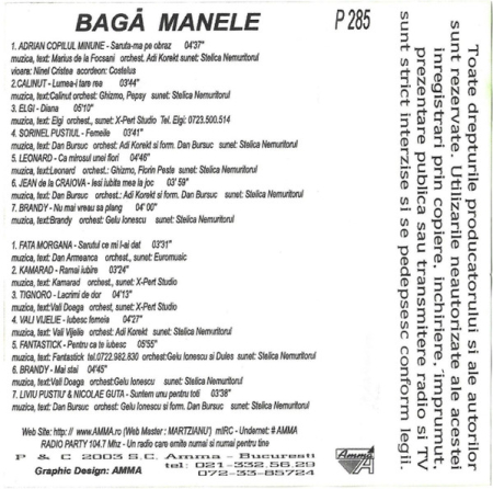 Various – Bagă Manele (CASETA) [1]