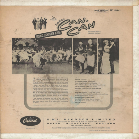Cole Porter's Can-Can: Original Soundtrack Album, (Disc Vinil) [1]
