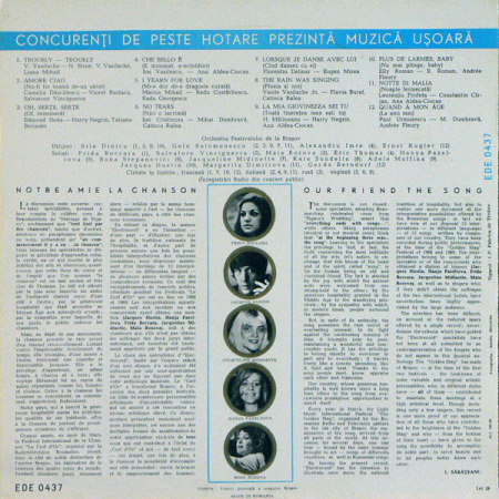 Various – Concurenți De Peste Hotare Prezintă Muzică Ușoară Românească (VINIL) [1]