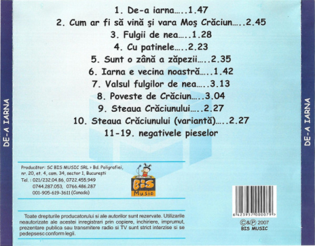 Various – De-a Iarna (CD) [1]