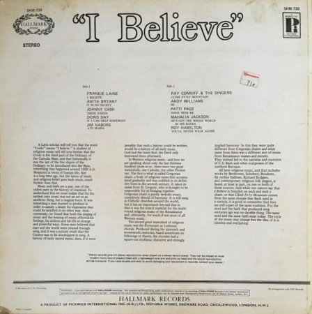 Various - I Believe, (Disc Vinil) [1]