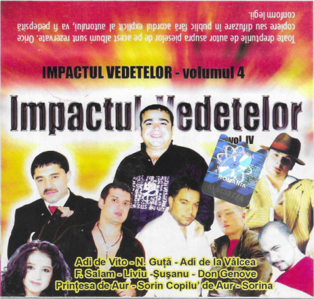Casete audio - Various – Impactul Vedetelor Volumul 4 (CASETA)